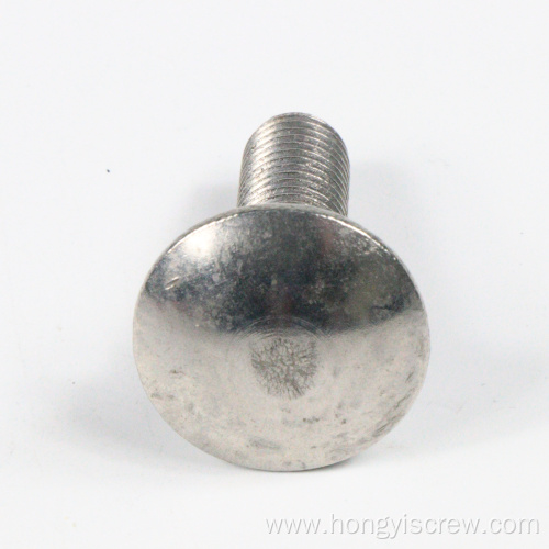 Carriage Bolt Full Threaded Stainless Steel Plain